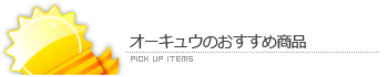 今月のおすすめ商品